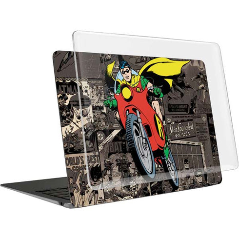 DC Comics Robin Vintage Action pose pattern MacBook Air 15in (2023-2025) Case plus Skin